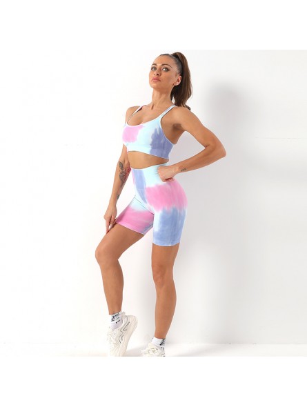 Tie dye fitness outfit Rida-Style SprintStyle purple