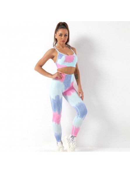 Tie dye fitness outfit Rida-Style MotionMuse purple