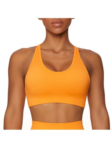 Seamless V-neck bra Rida-Style FlexFlow yellow