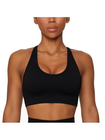 Seamless V-neck bra Rida-Style FlexFlow black