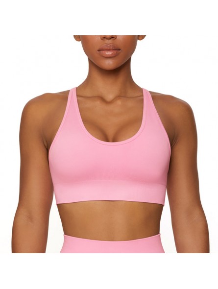 Seamless V-neck bra Rida-Style FlexFlow pink